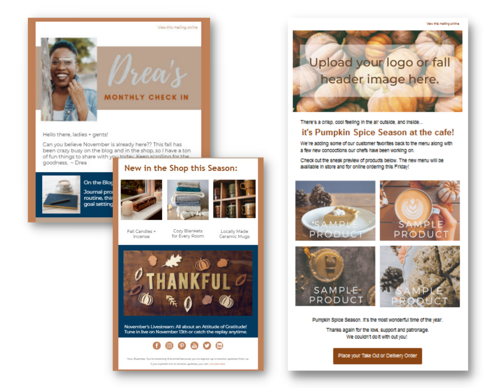 (Pumpkin) Spice Up Your Emails with Fall and Halloween-themed Templates
